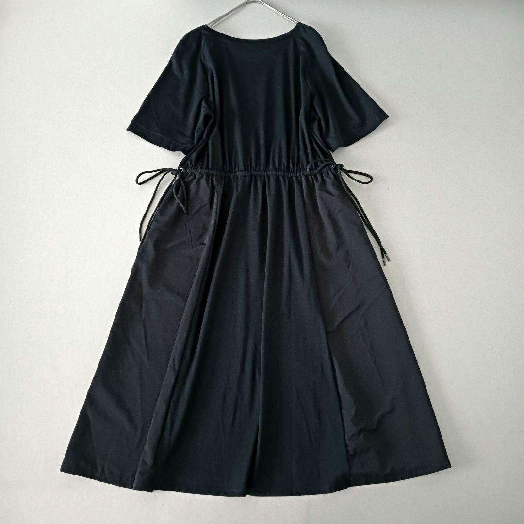 つか様✩UNTITLED サイズ 4　ジャージ ドッキングワンピース　ネイビー