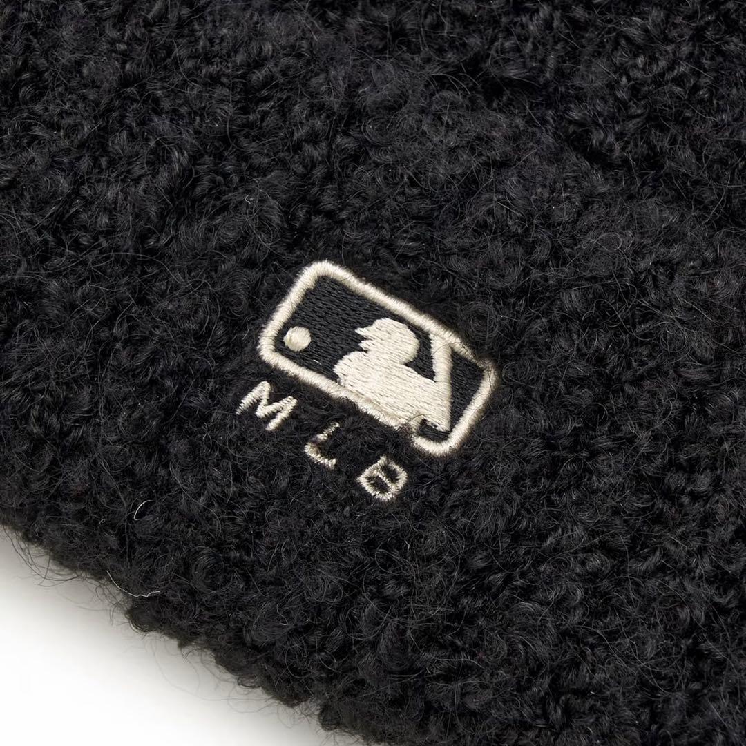 MLB KOREA 猫耳ニット帽 新品未開封 ビーニー 韓国限定 カリナ着用