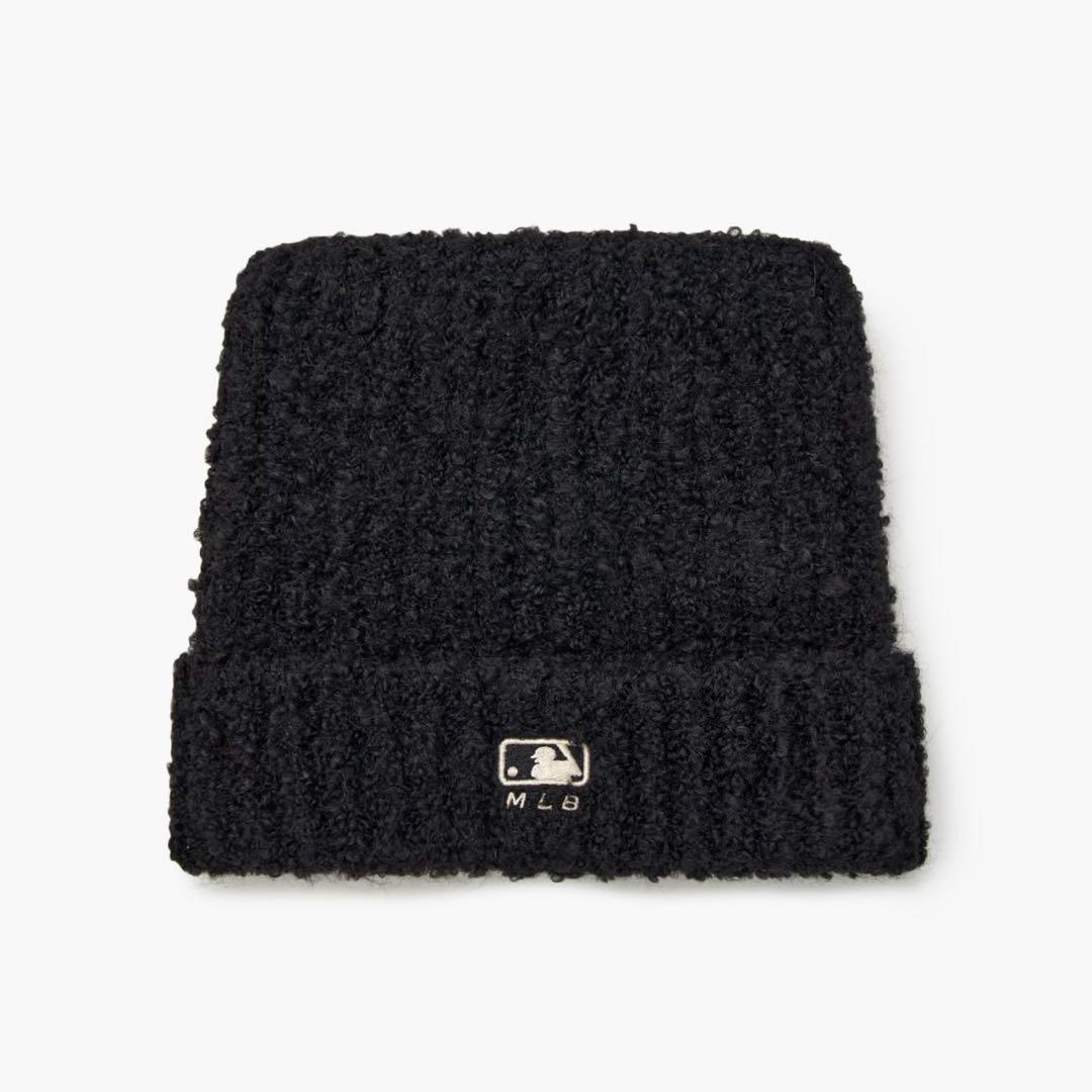 MLB KOREA 猫耳ニット帽 新品未開封 ビーニー 韓国限定 カリナ着用