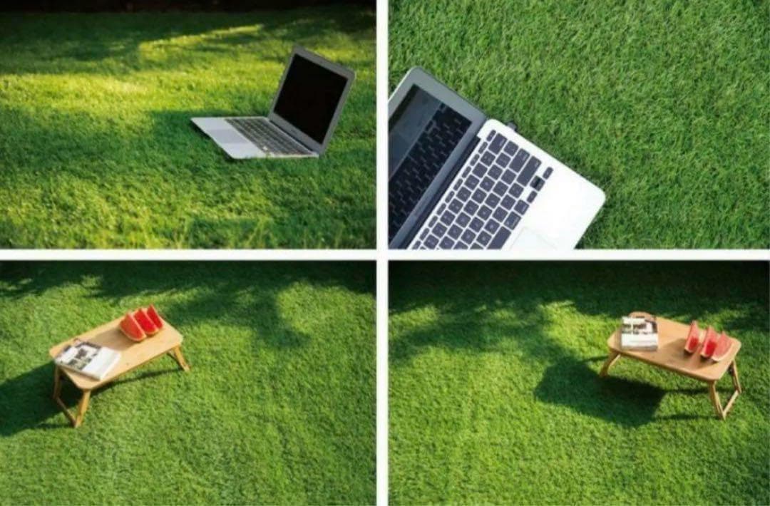 人工芝 ロール リアル 1m×10m 芝丈3本　密度2倍 高耐久固定ピン付