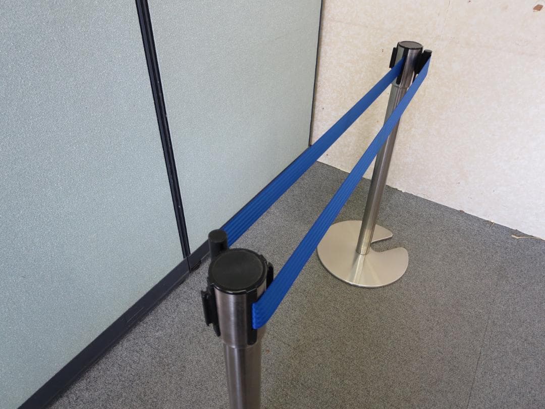 ベルトパーティション スタッキングタイプ （ブルー） 2本セット