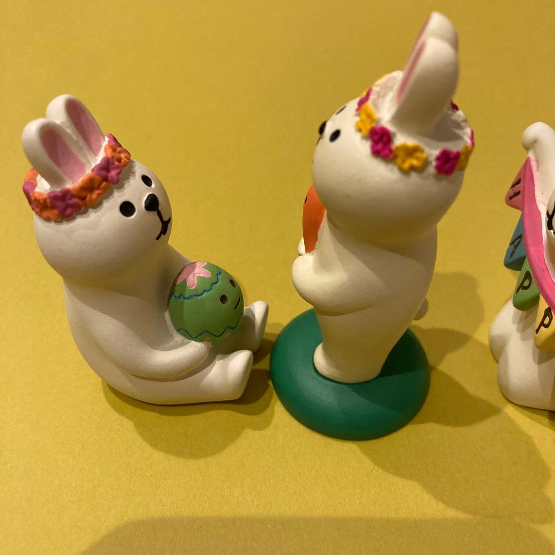 イースター　うさぎセット　フラッグ　たまご　人参