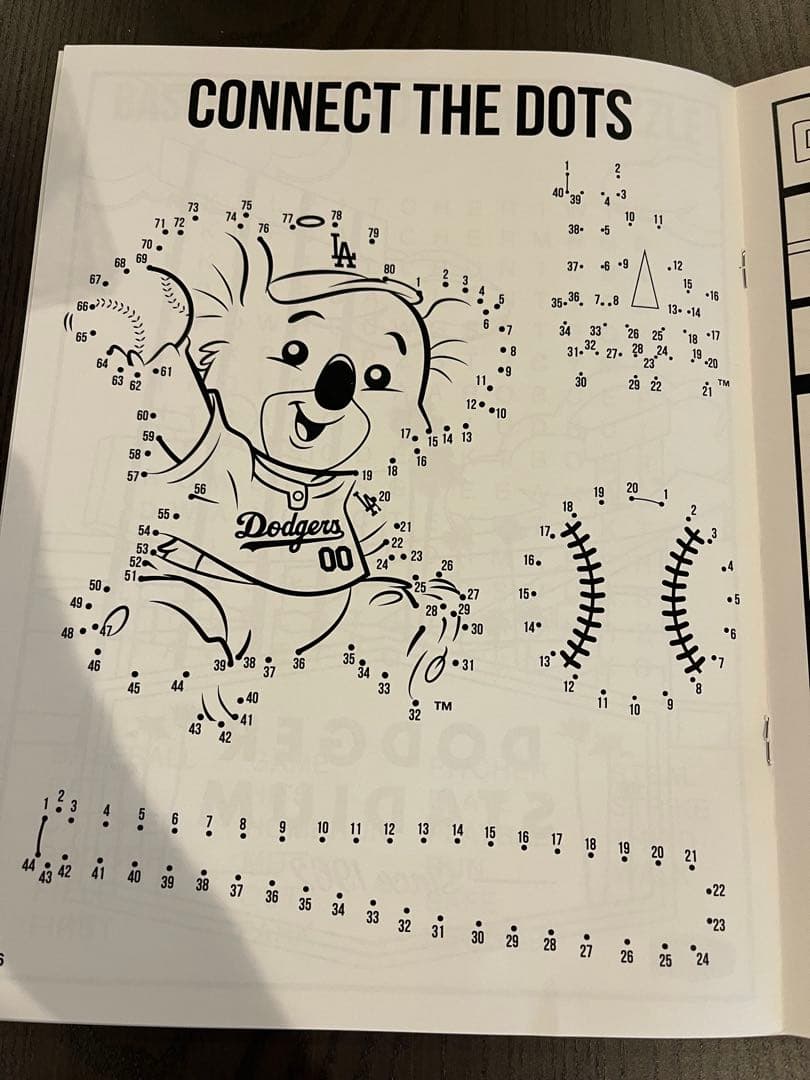ロサンゼルス・ドジャース 塗り絵ブック