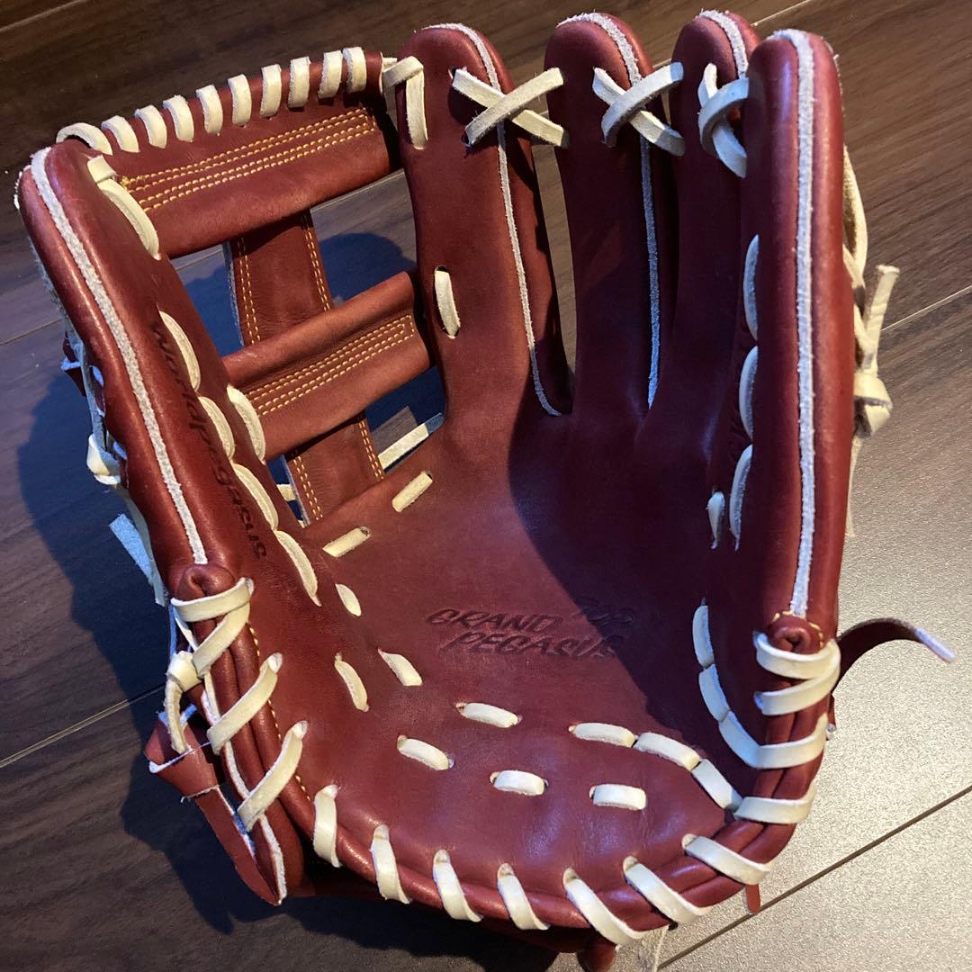 ブラウンレザー野球グローブ