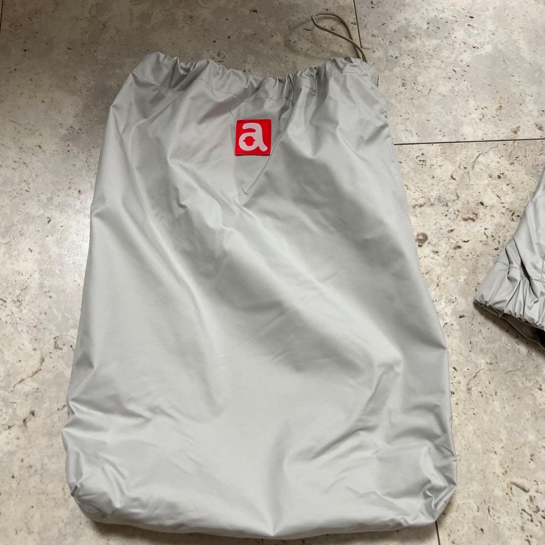 arcivo フード付きグレーレインウェア