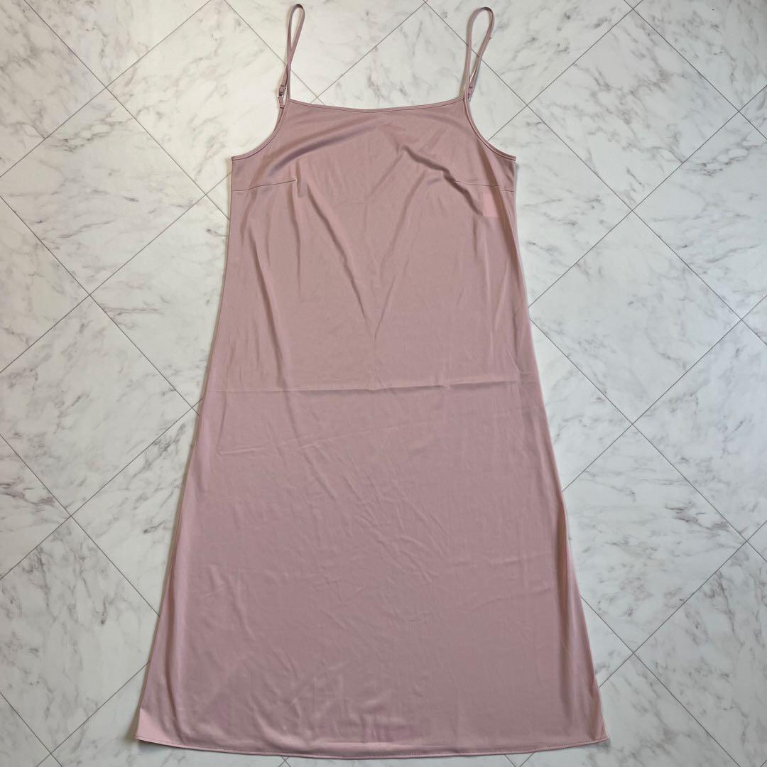 ルルウィルビー 楊柳フラワーリボンワンピース ボウタイ　ピンク 花柄　日本製