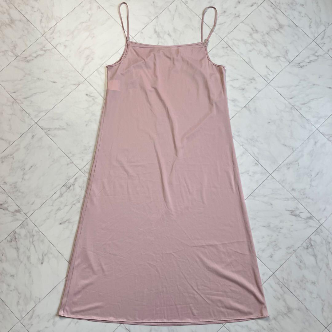 ルルウィルビー 楊柳フラワーリボンワンピース ボウタイ　ピンク 花柄　日本製