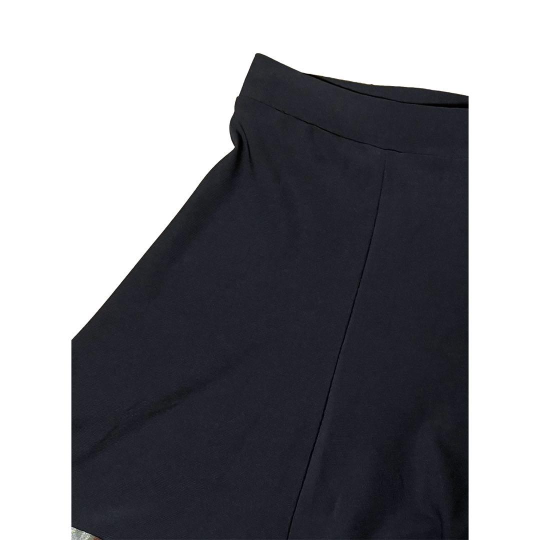 【新品】社交ダンススカート/ラッフルフリルたっぷり/M〜L付近