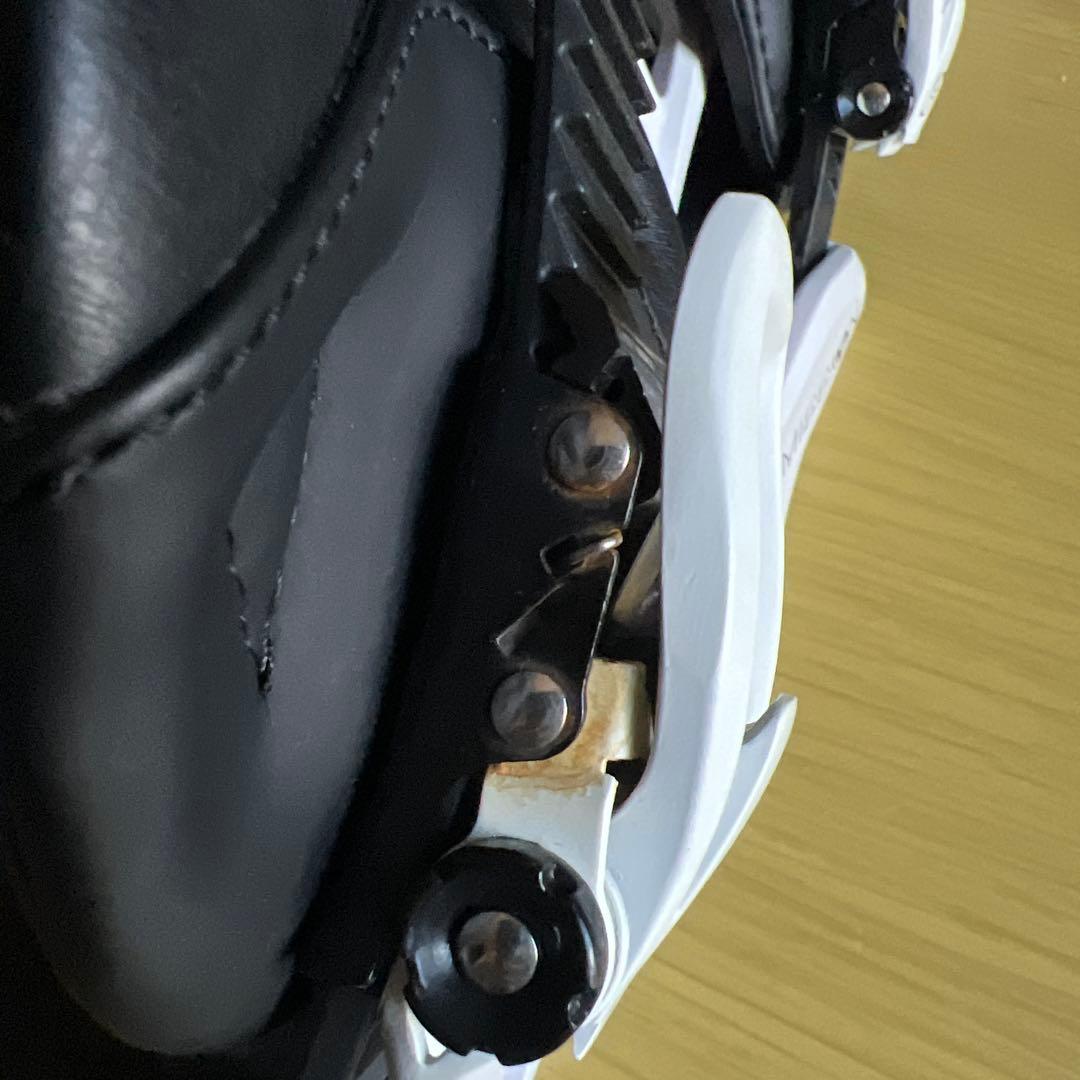 BURTON MISSION ビンディング Mサイズ ホワイト/ブラック