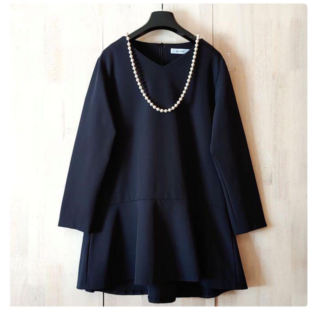 ◆幻◆ 希少美品　定価3.2万円 ADORE フレアオーバーブラウス　VERY