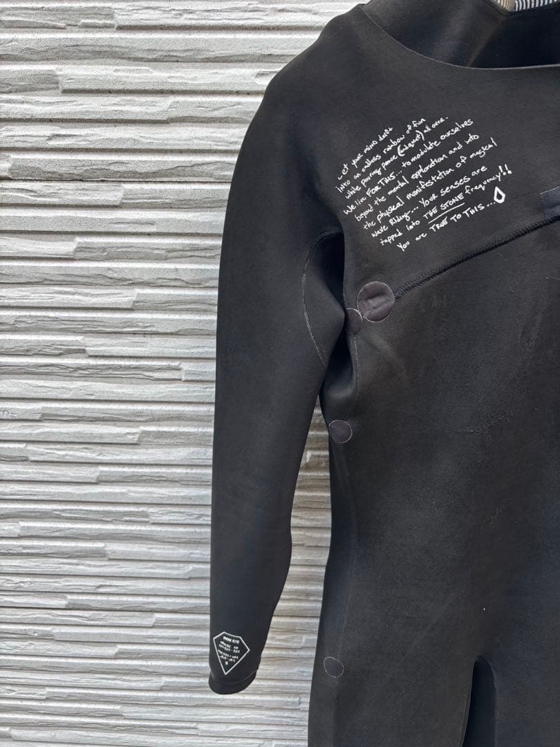 Volcom ブラック ロングジョン ウェットスーツ