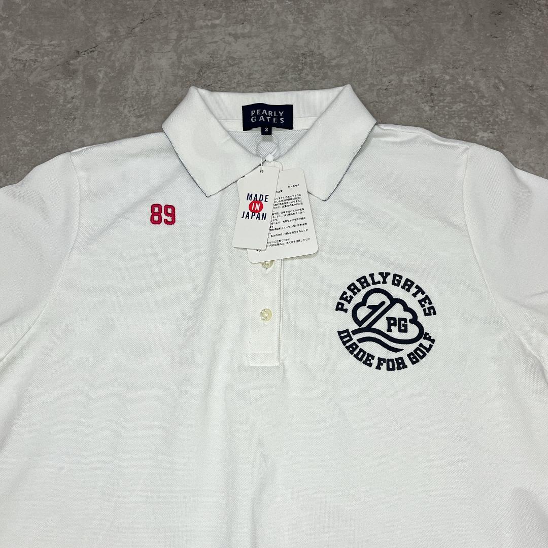 【新品・タグ付き】PEARLY GATES 半袖 ポロ ワンピース ロゴ L