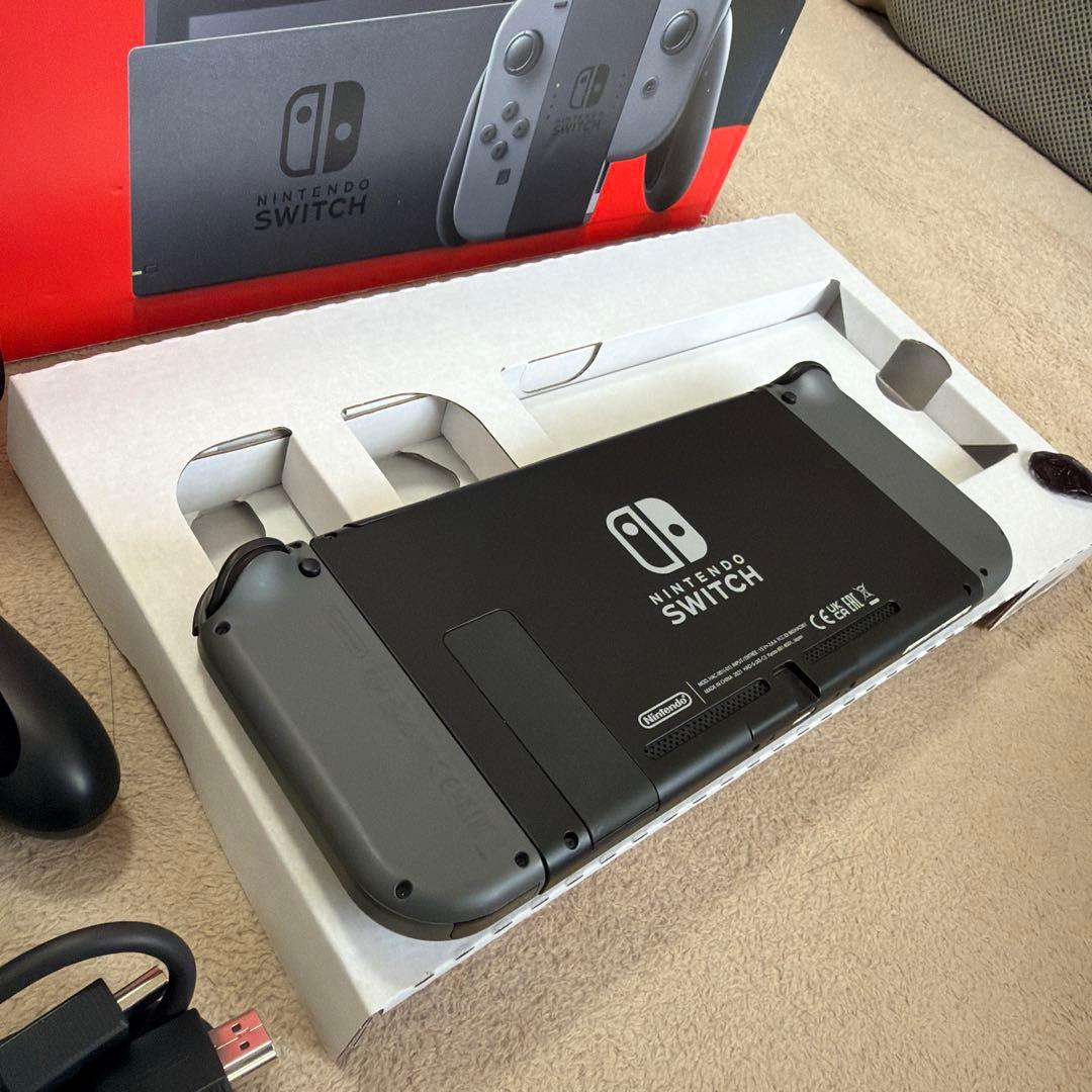 Nintendo Switch 本体 グレー 付属品完備