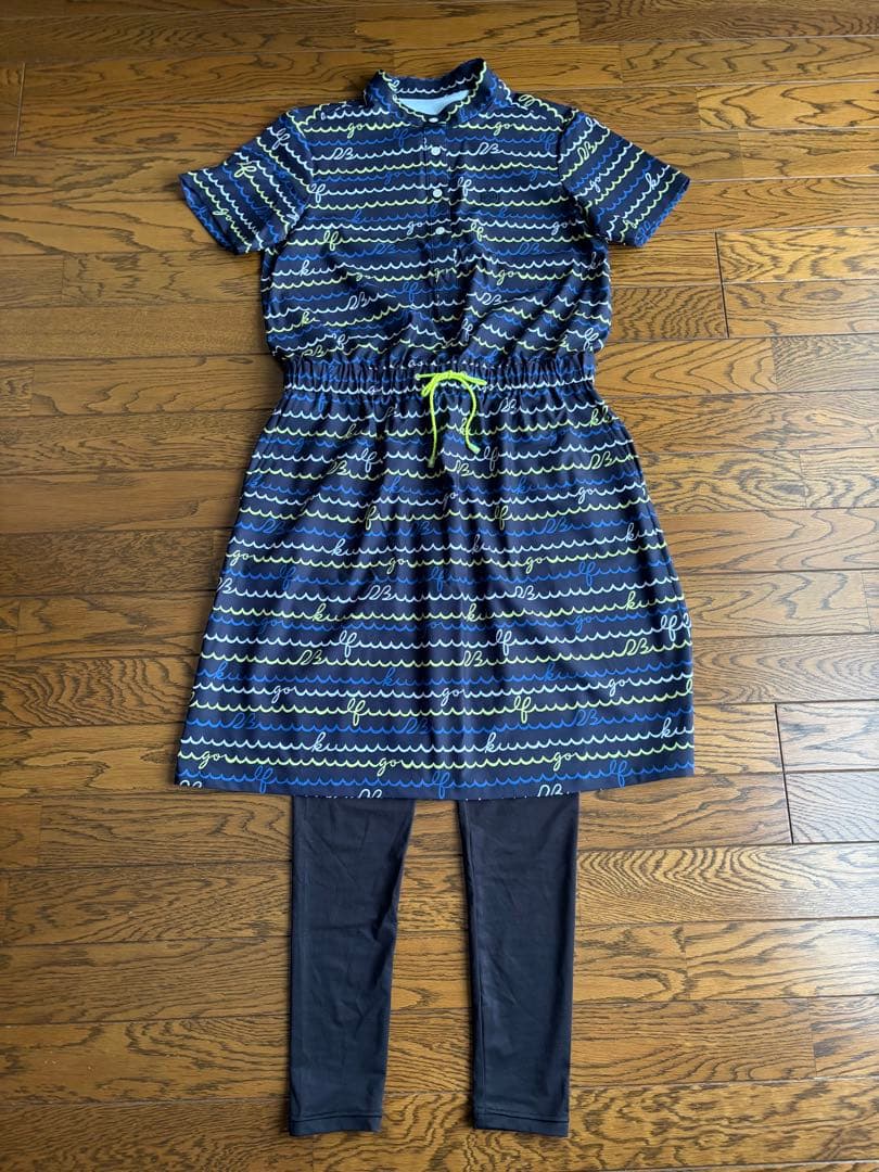 『23区GOLF 』UVプロテクション ワンピース M 新品タグ付き