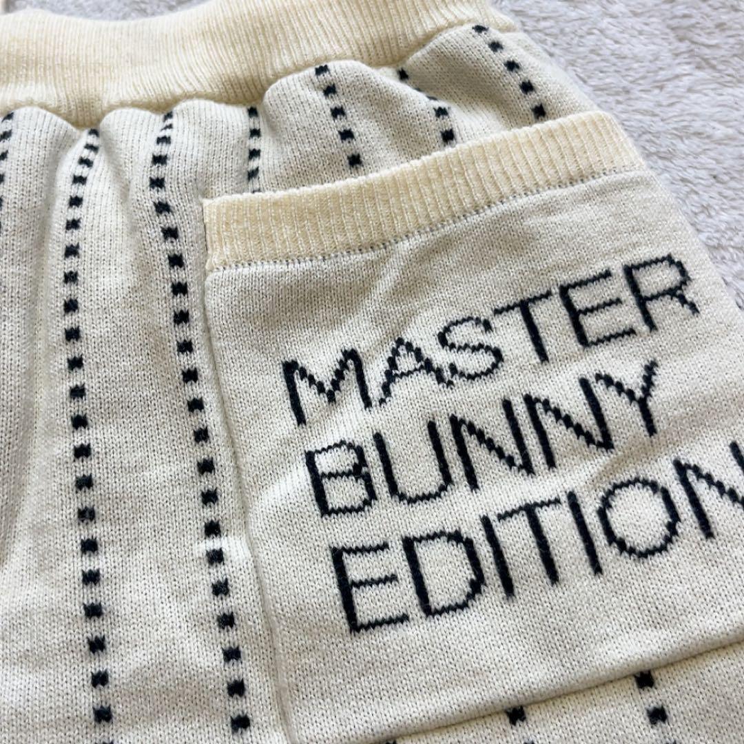 美品　マスターバニー　セットアップ　ストライプ　中綿　スカート　蓄熱　ジャケット