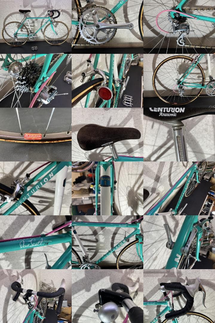 CENTURION　NITTO　ARAYA　チューブラータイヤ　TANGE　１