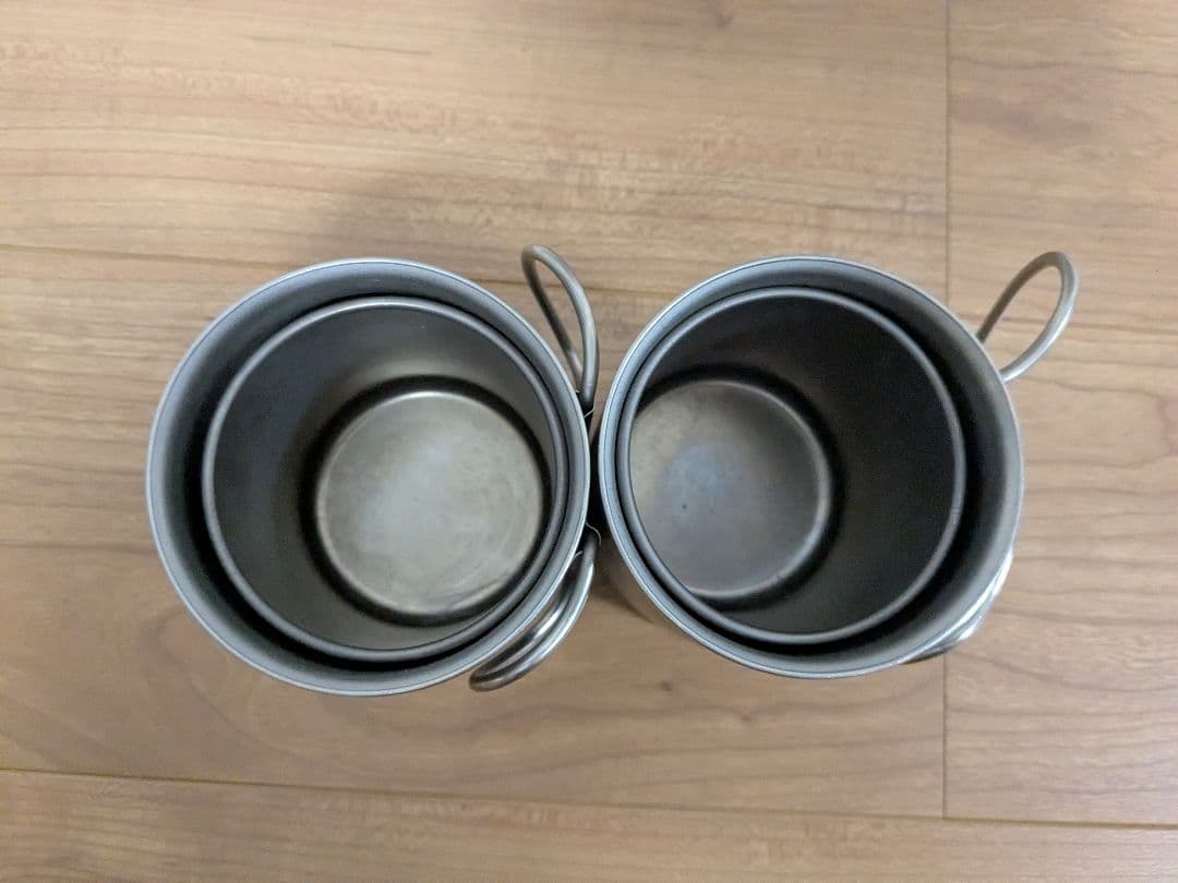 スノーピーク　チタンマグ　450ml　300ml　４個セット