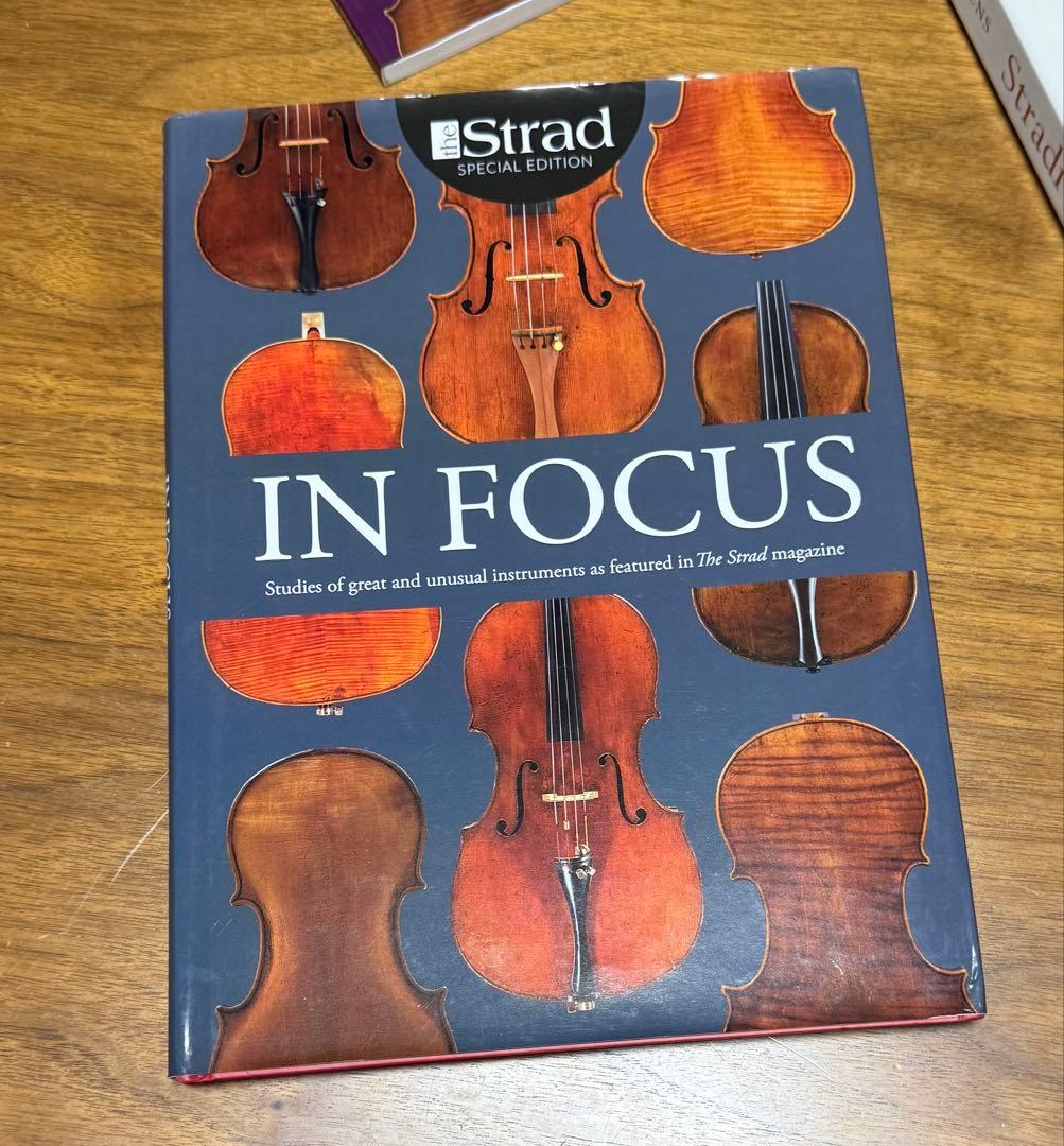 チェロヴァイオリンヴィオラIN FOCUS & Stradivari 書籍セット