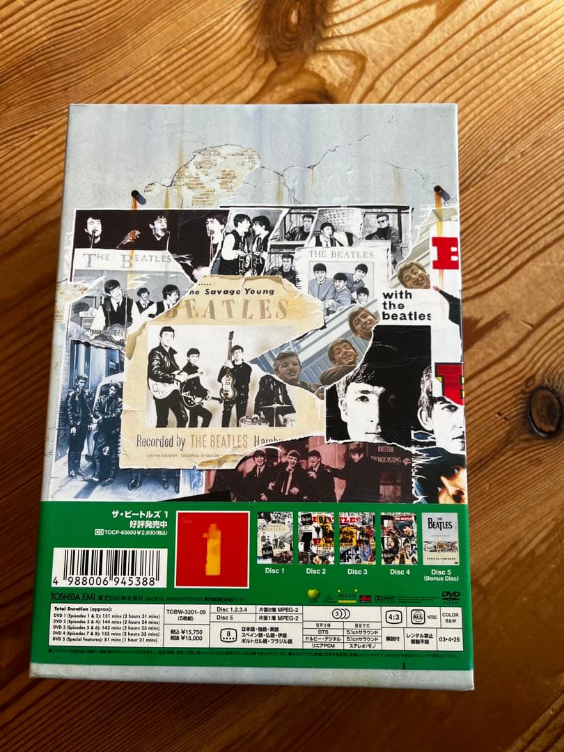 ザ　ビートルズ　アンソロジー　DVD5枚組　美品