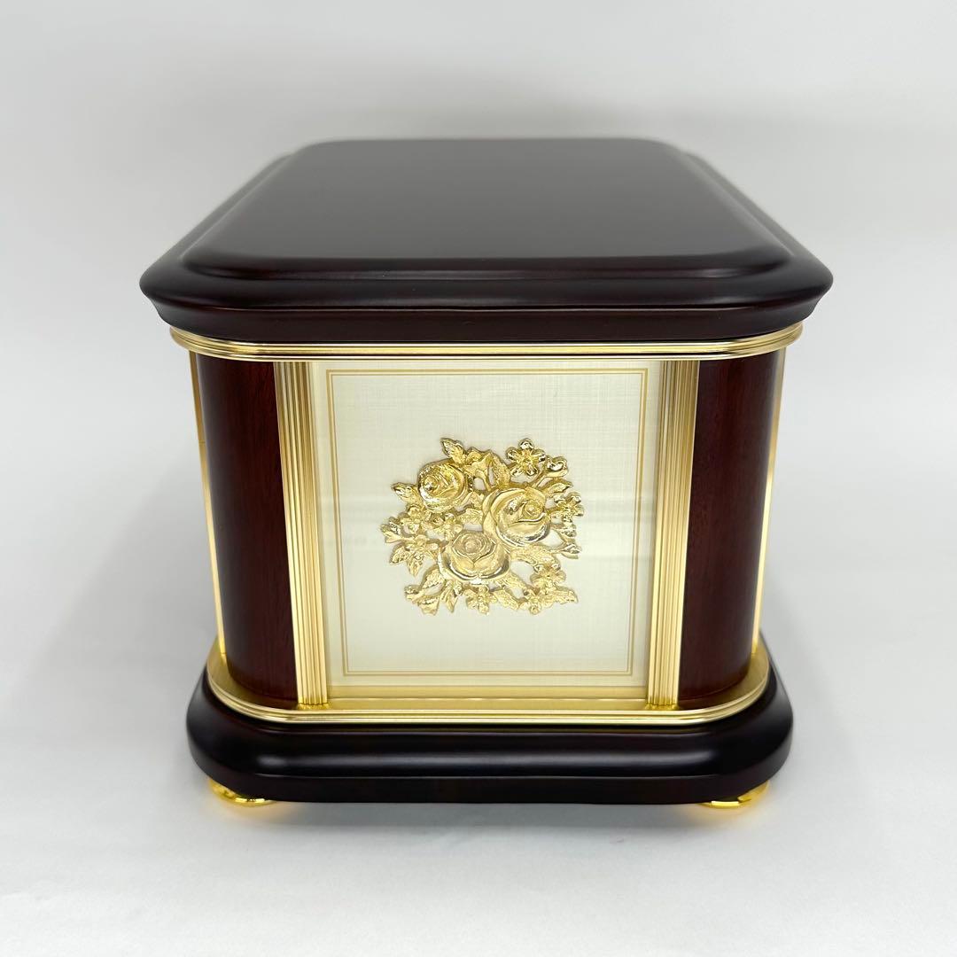 ★鑑定済★箱付ほぼ未使用★SEIKO★EMBLEM★稼働品★高級置時計★