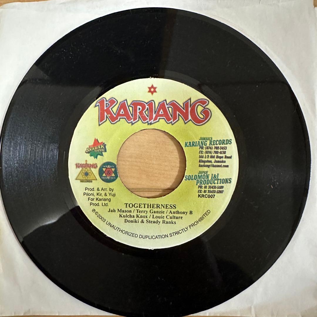 TOGETHERNESS ジャパレゲ レコード HIP HOP レゲエ