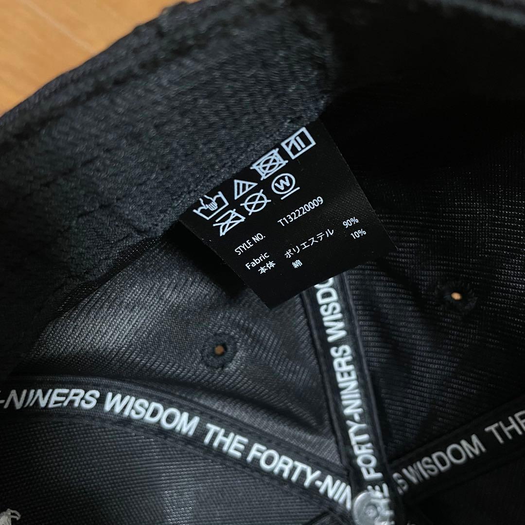 tfw49 キャップ　帽子　ブラック　ゴルフ