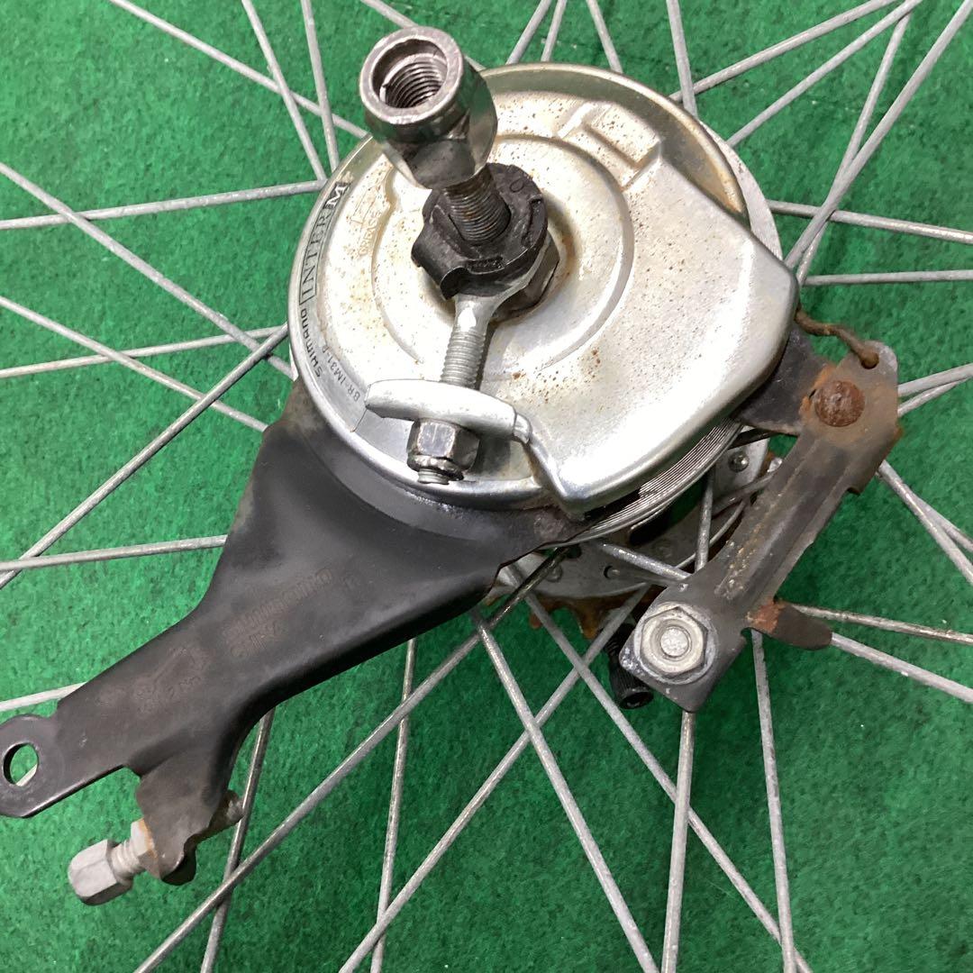 ステンレスリム　後輪 26x1-3/8 タイヤ付 内装3段 26インチ ローラー