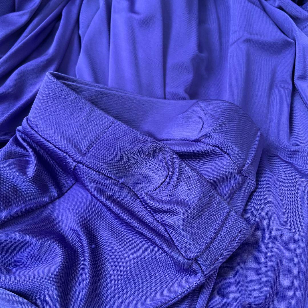 No.4282 チャコット M 紫 ドレープ スカート★社交ダンス