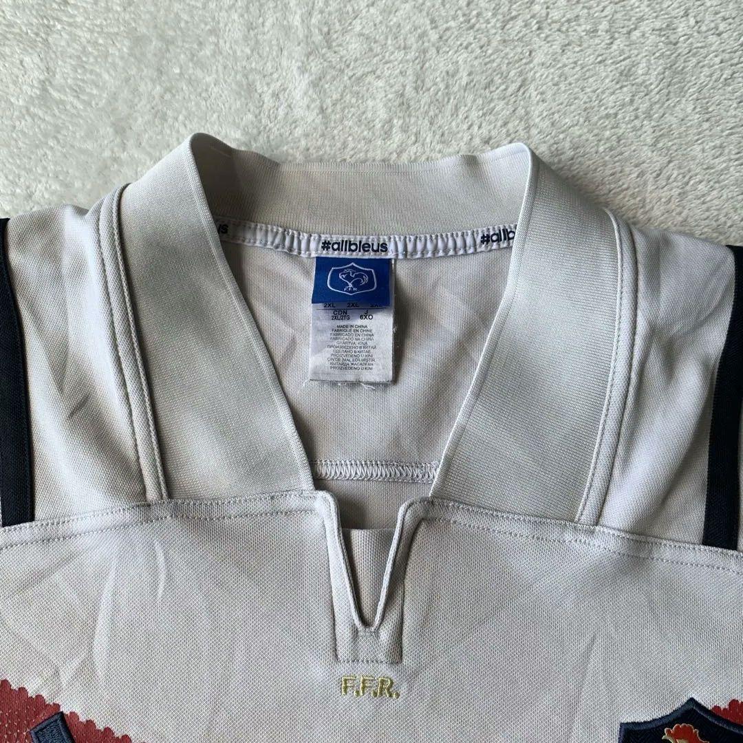 希少 アディダス 2023年 ラグビー フランス代表 ジャージ ゲームシャツ