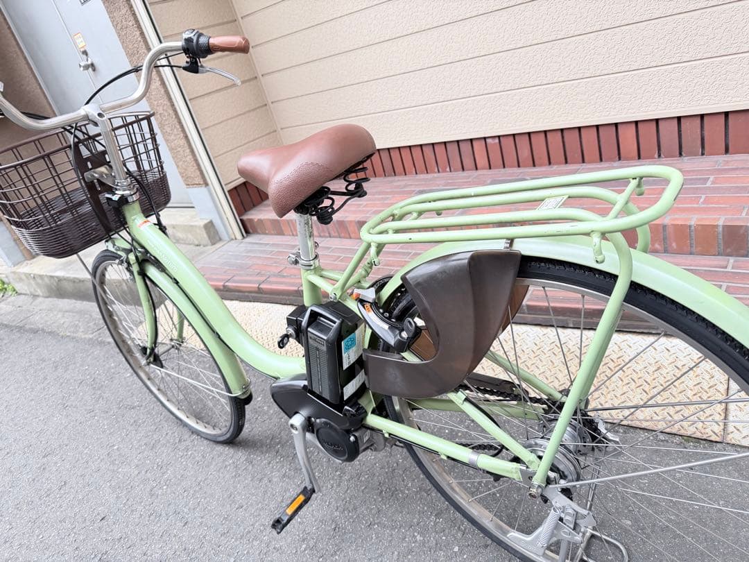 大阪府　ヤマハ　電動アシスト自転車 ミントグリーン