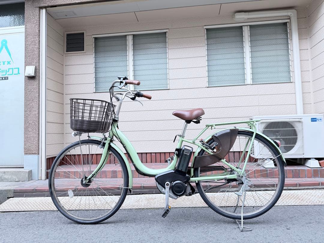 大阪府　ヤマハ　電動アシスト自転車 ミントグリーン