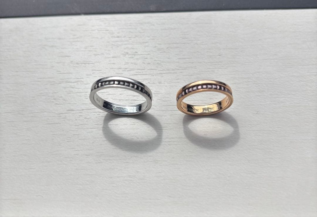 ブシュロン　キャトルリングセット　私的刻印あり