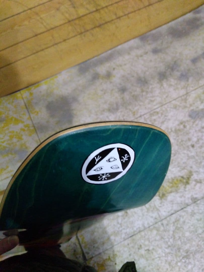 welcome スケートボードデッキ 一回ランプ（笑）８．５✕３２．５