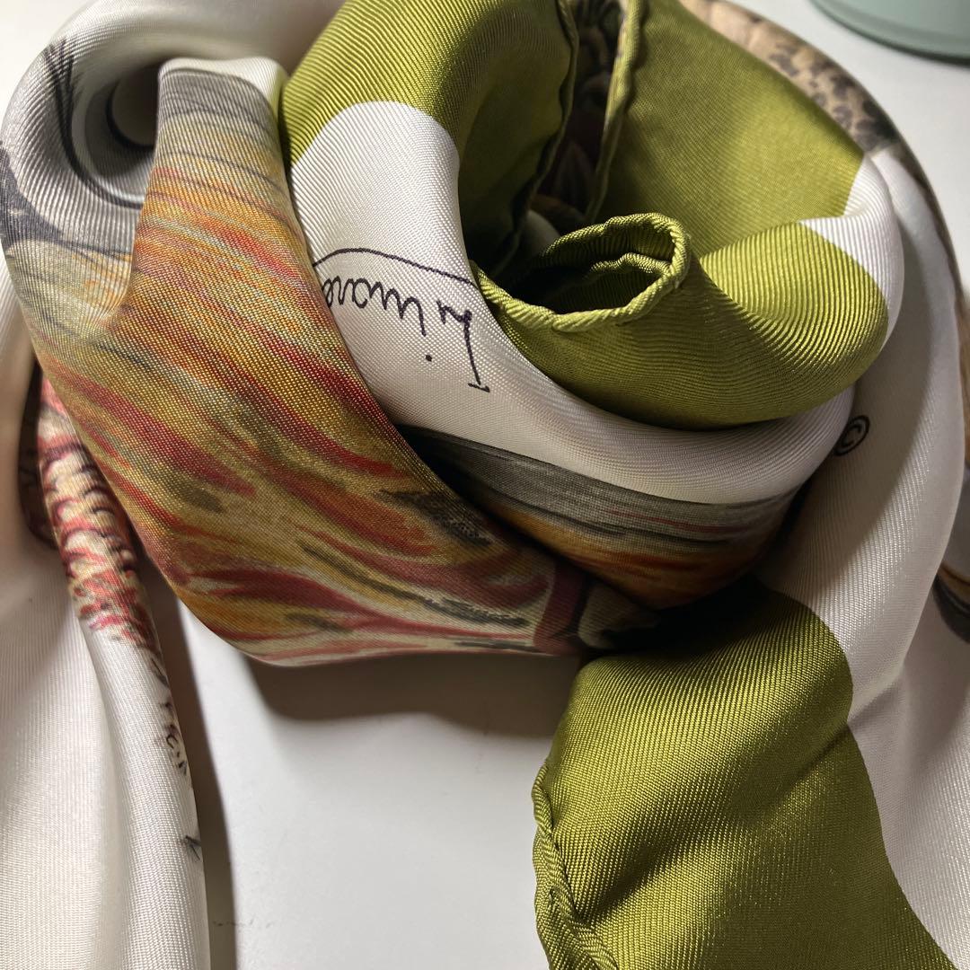 エルメス ビンテージ スカーフ 動物