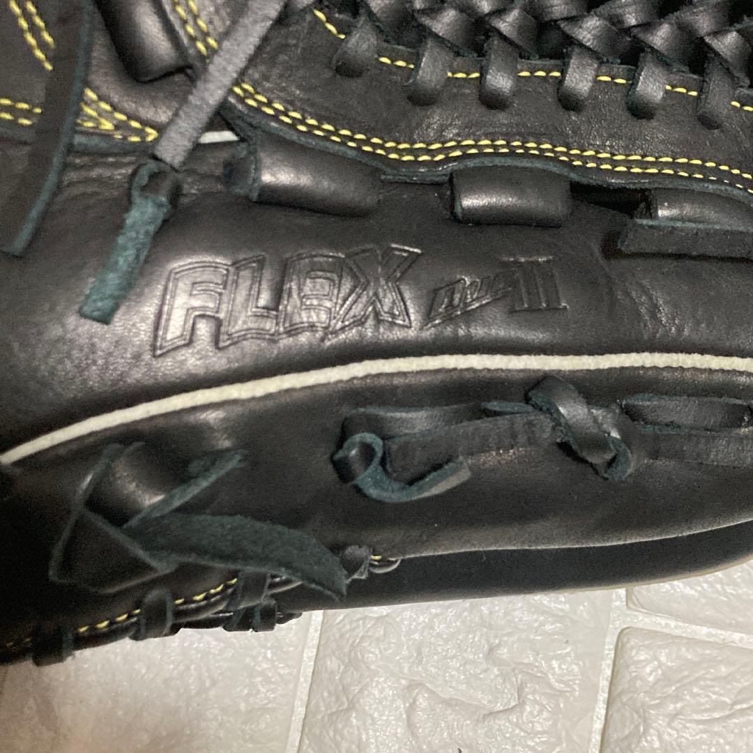 美品 ミズノ 野球 一般軟式グローブ オールラウンド 軟式 FLEX DUO Ⅲ