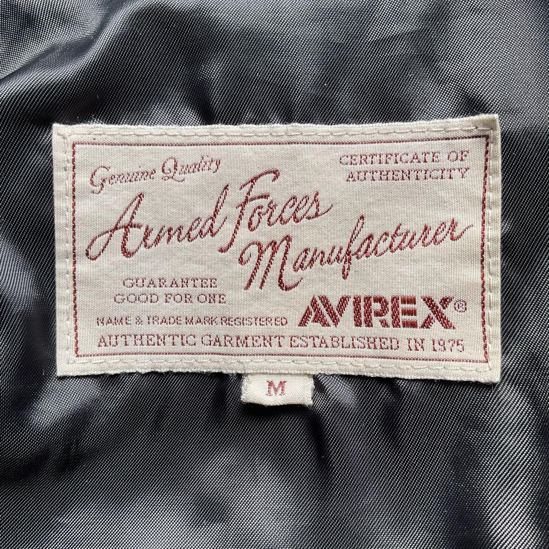 人気✨AVIREX レザージャケット　シングルライダース　本革　ブラック　M