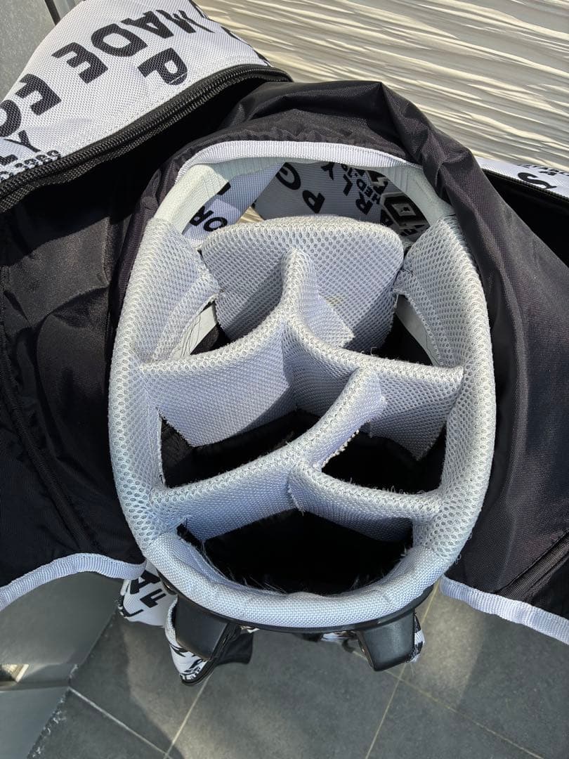 PEARLY GATES ゴルフバッグ 89 ホワイト/ブラック