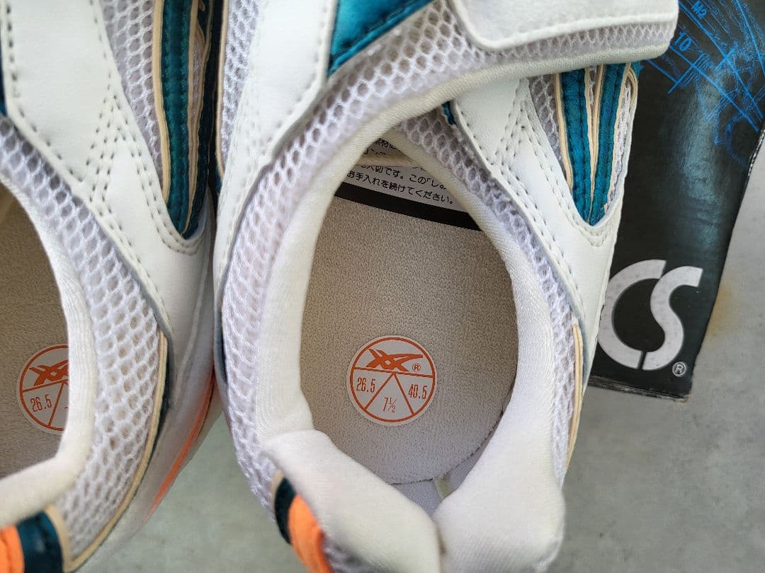 asics スパイクシューズ 26.5cm ホワイト/ターコイズ