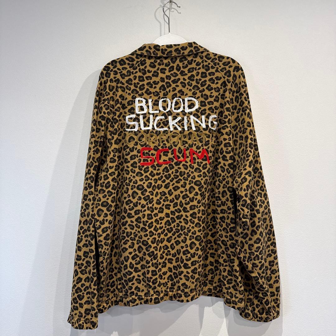 ヒョウ柄 ジップアップジャケット　TOY MACHINE