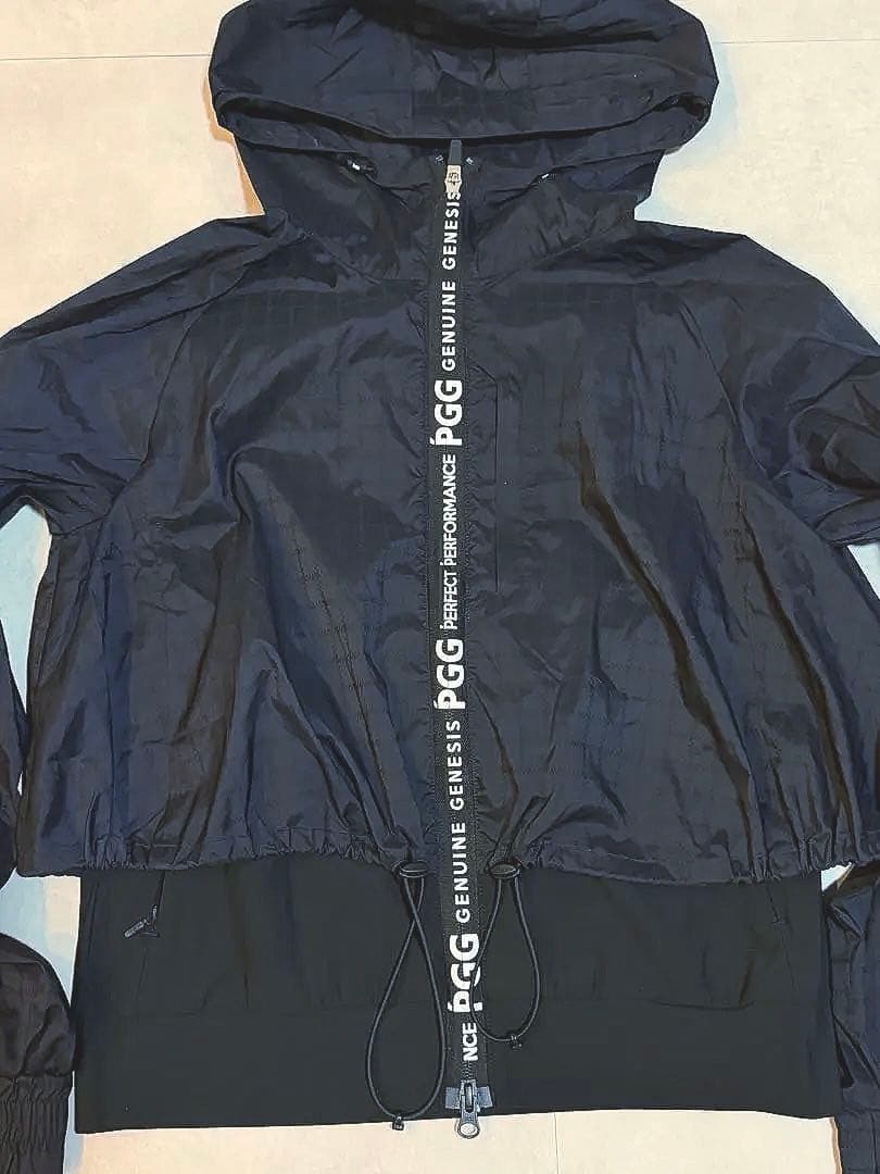 PGG パーリーゲイツ ナイロンジップパーカー ゴルフウェア レディース 1