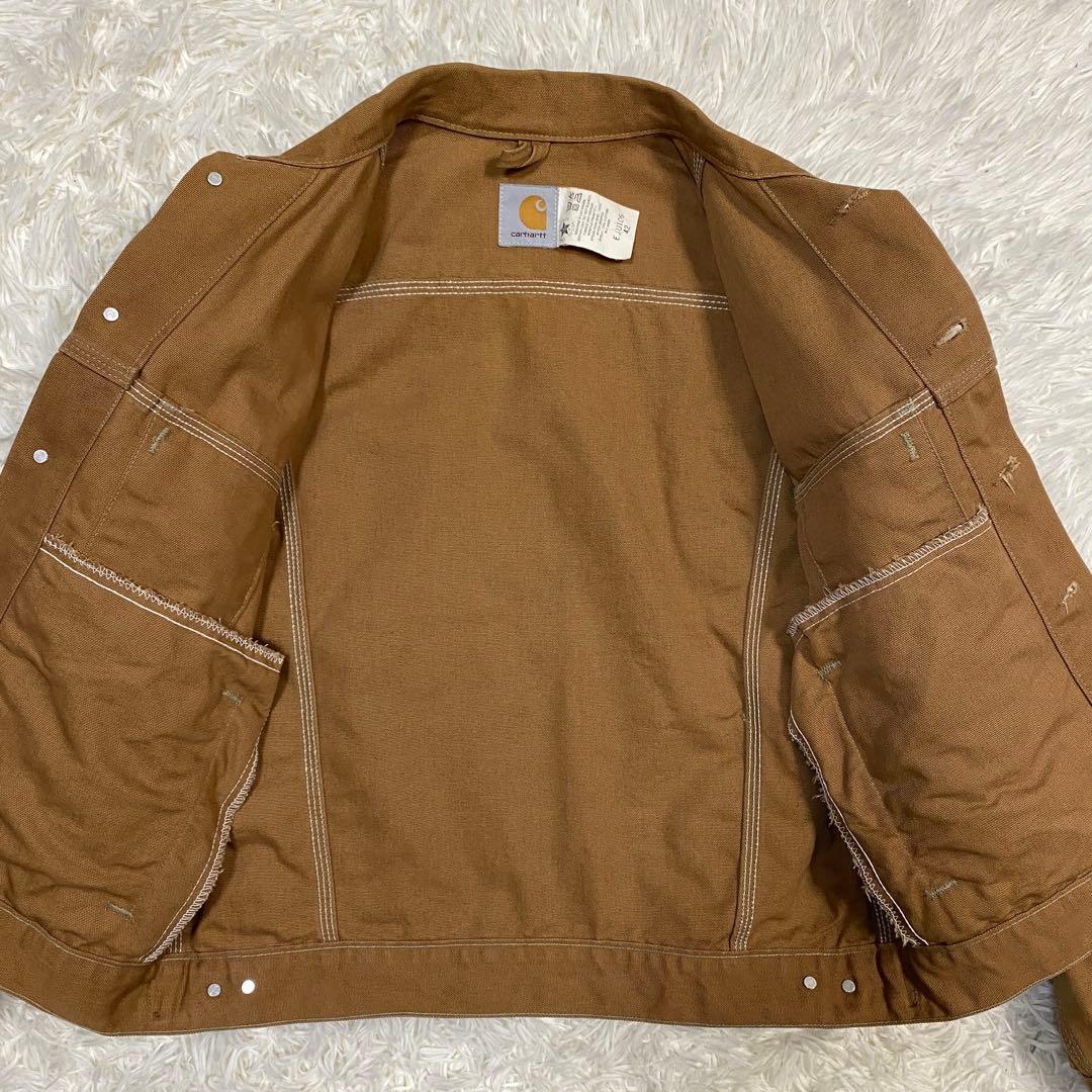 【USA製】90's 星タグ　カーハート　ダックトラッカージャケット