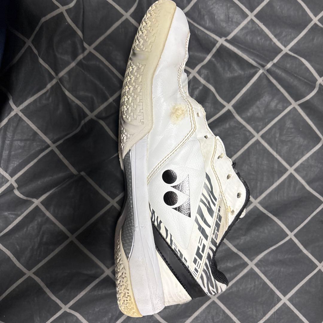 YONEX SHB-65 バドミントンシューズ ホワイト/イエロー　27