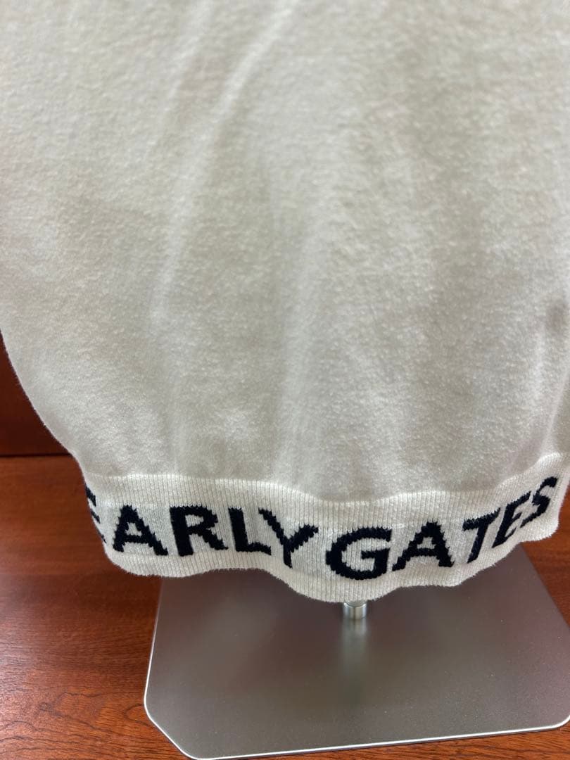 PEARLY GATES タートルネックセーター ホワイト