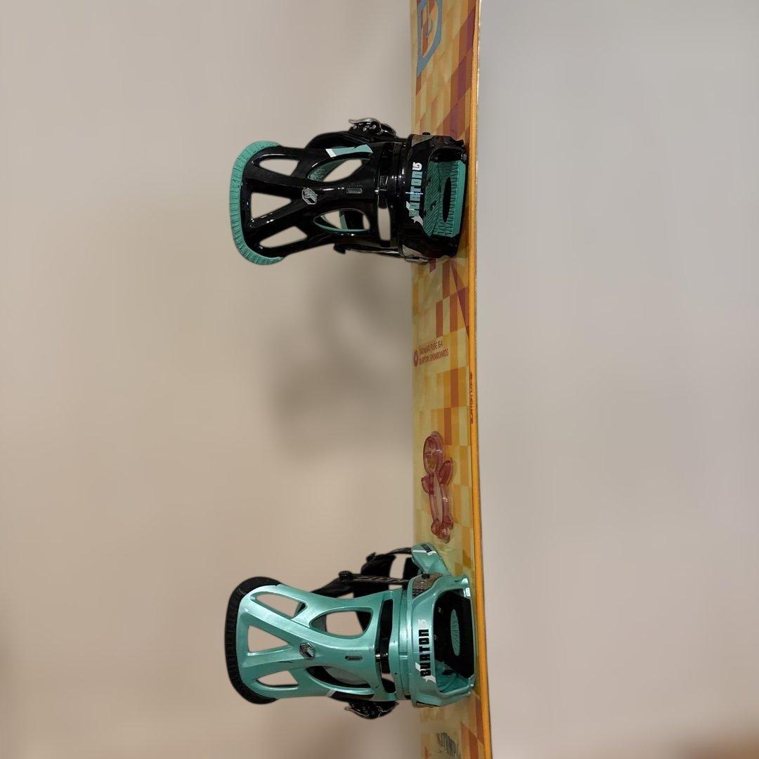 値下げ　希少Burton 布施忠　154センチ　カーテルバインディング付き