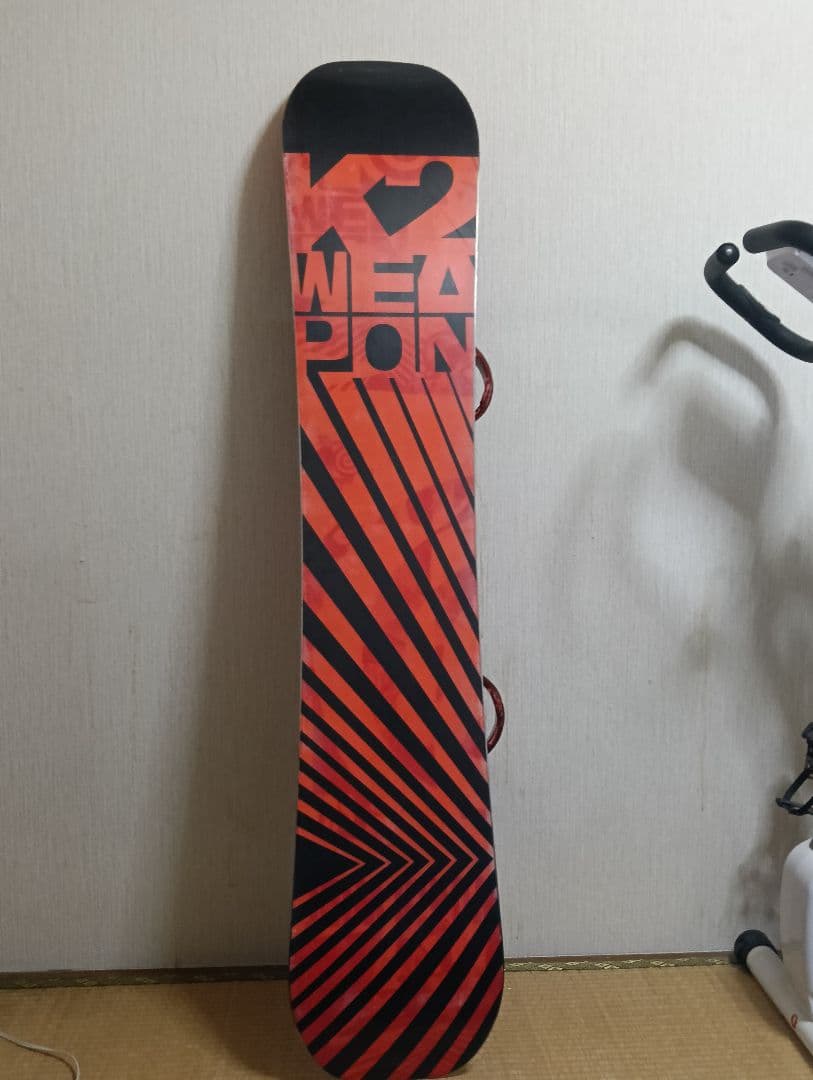 K2 WEAPON スノーボード オレンジ/黒