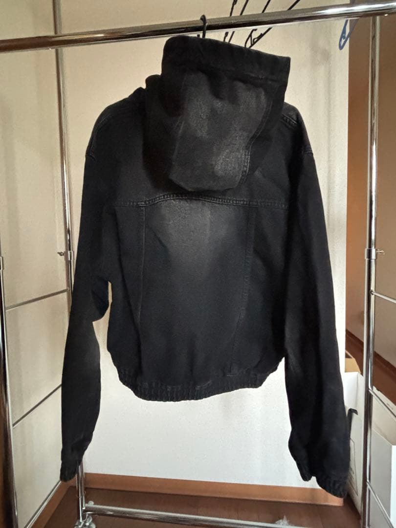 HARE デニムコンパクトフードブルゾン S