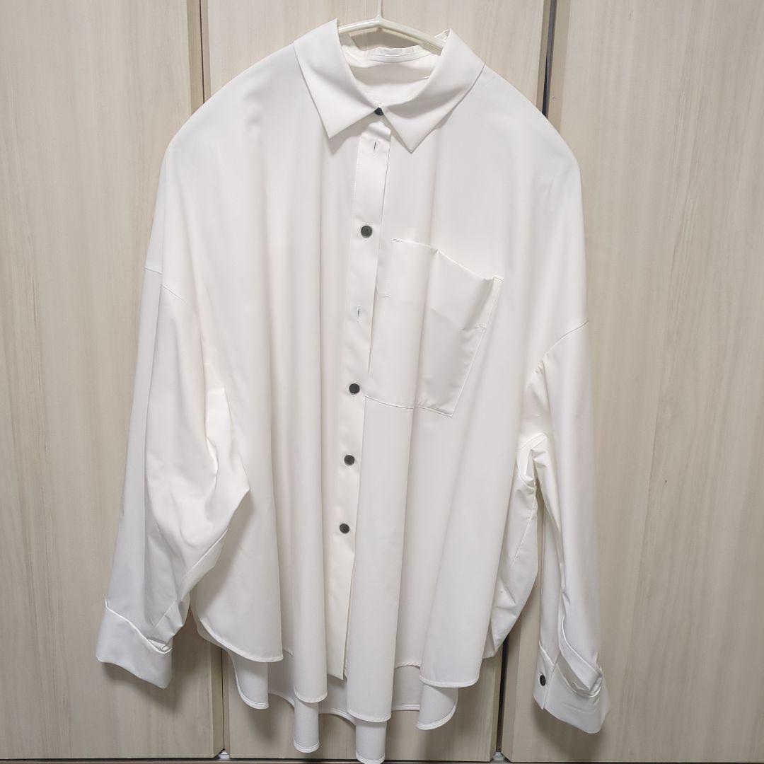 エンフォルド　SPOON OVAL SHIRT　ホワイト