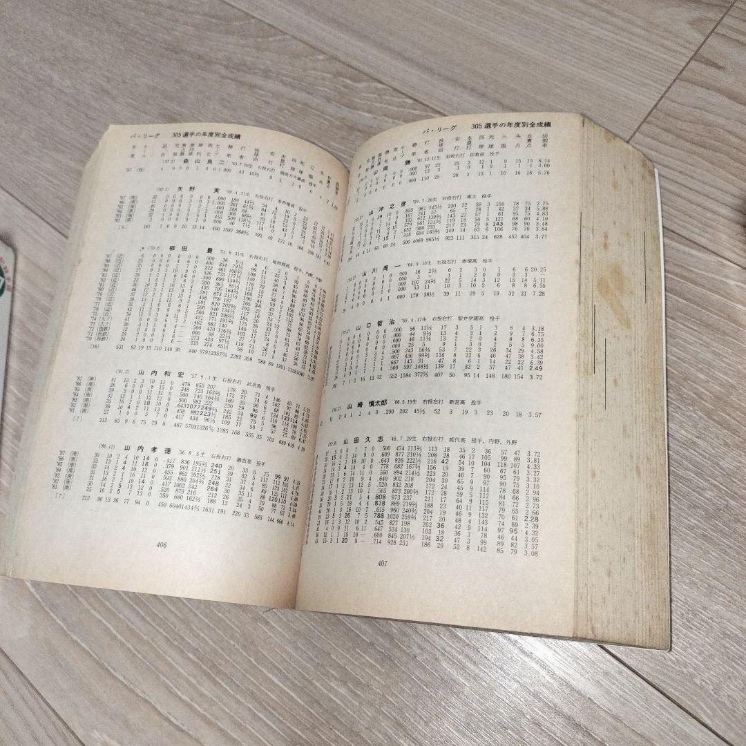 【中古】ベースボールレコードブック_7冊セット
