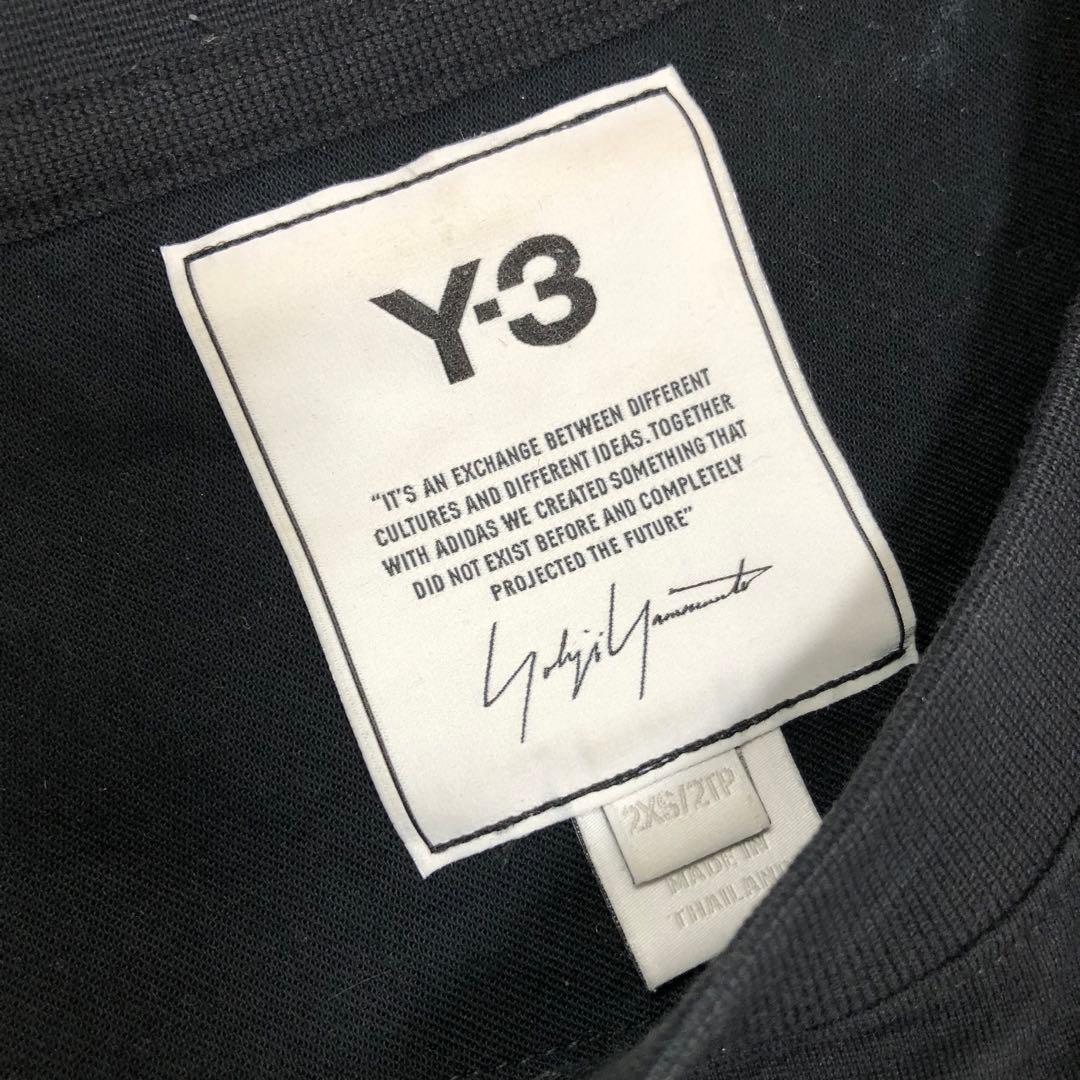 Y-3 ワイスリー ドローコード 半袖ロングワンピース 黒