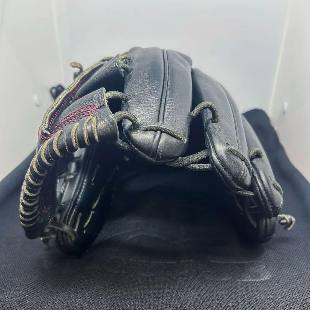【即戦力美品】和牛JB 硬式内野手用グローブJB004S ブラック　中古美品